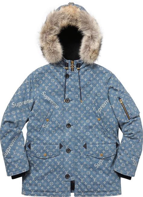 parka supreme louis vuitton|supreme x louis vuitton jacket.